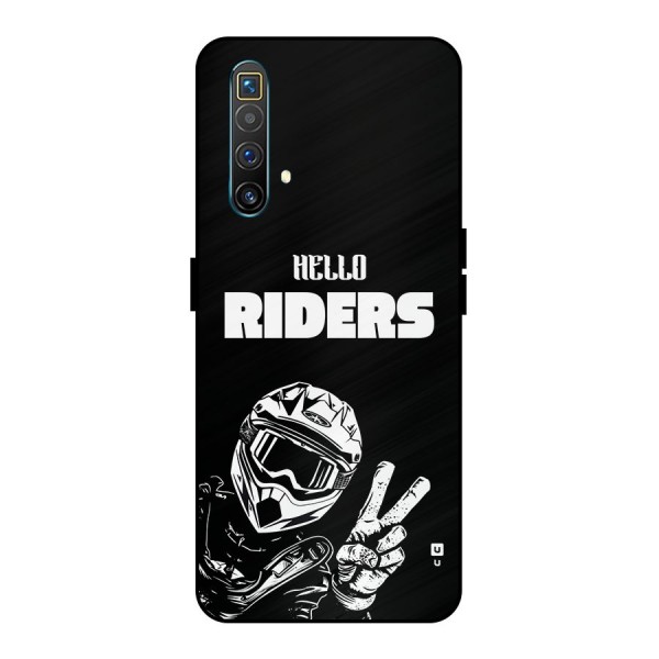 Hello Riders Metal Back Case for Realme X3 SuperZoom