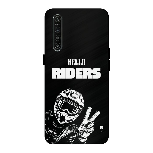 Hello Riders Metal Back Case for Realme XT