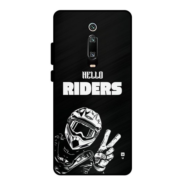 Hello Riders Metal Back Case for Redmi K20