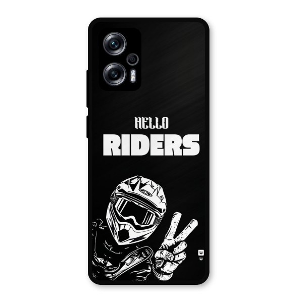 Hello Riders Metal Back Case for Redmi K50i