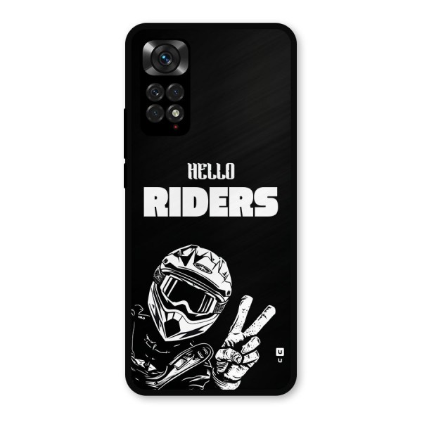 Hello Riders Metal Back Case for Redmi Note 11