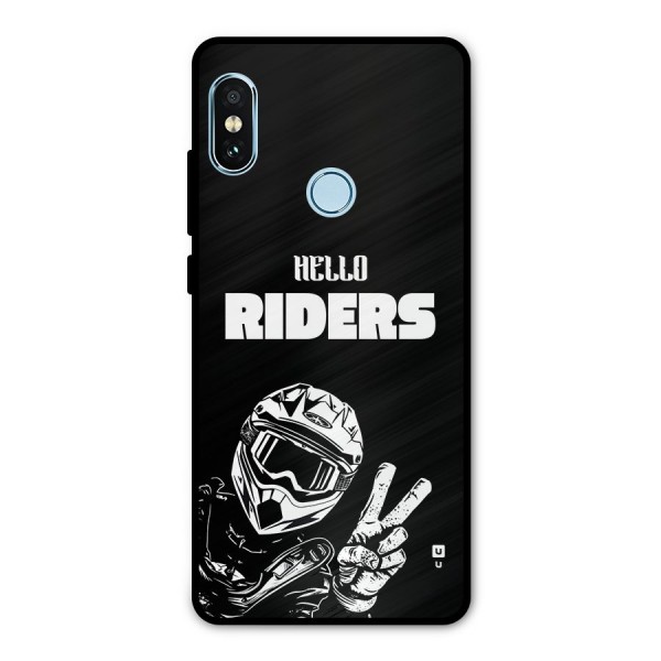 Hello Riders Metal Back Case for Redmi Note 5 Pro