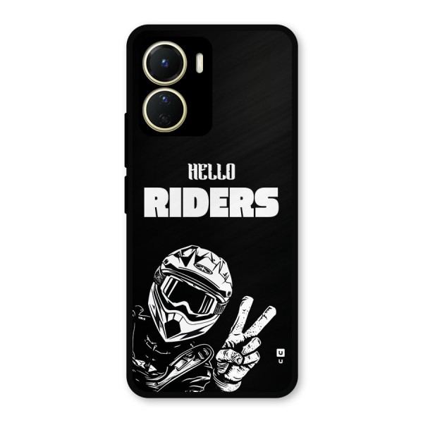 Hello Riders Metal Back Case for Vivo T2x