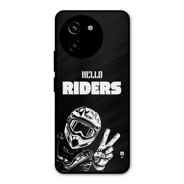 Hello Riders Metal Back Case for Vivo T3x