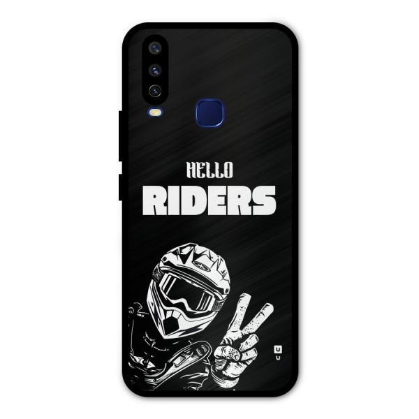 Hello Riders Metal Back Case for Vivo V17