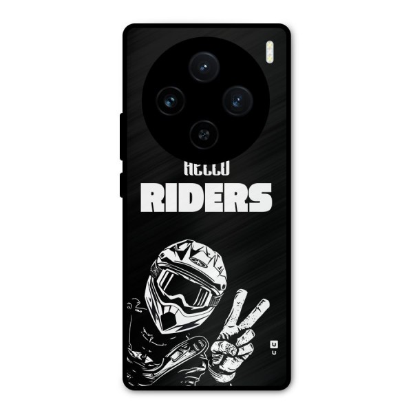 Hello Riders Metal Back Case for Vivo X100