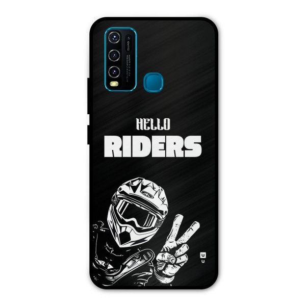 Hello Riders Metal Back Case for Vivo Y30