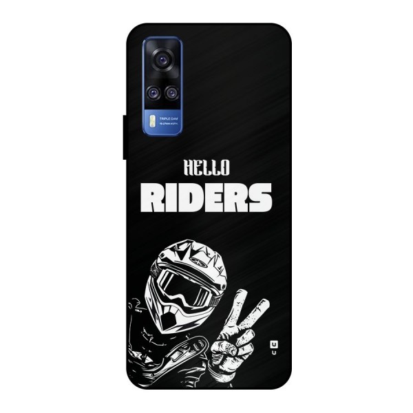 Hello Riders Metal Back Case for Vivo Y51