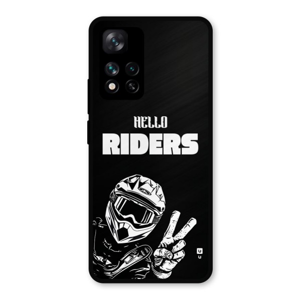 Hello Riders Metal Back Case for Xiaomi 11i Hypercharge 5G