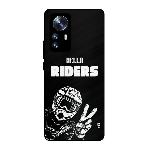 Hello Riders Metal Back Case for Xiaomi 12 Pro