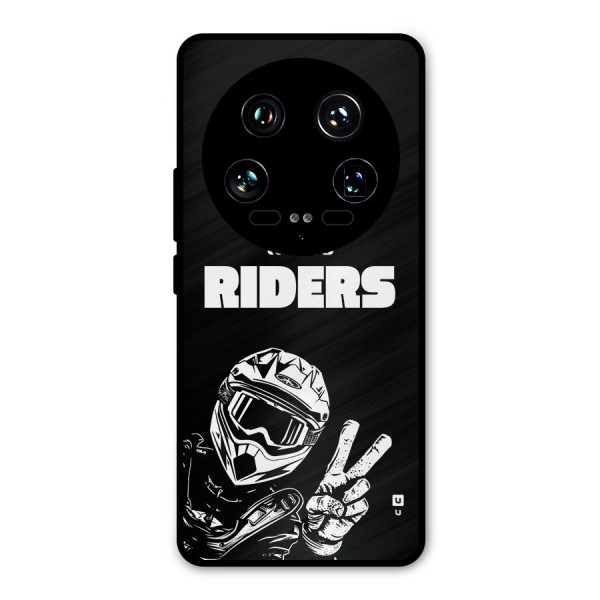 Hello Riders Metal Back Case for Xiaomi 14 Ultra