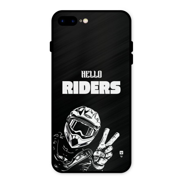 Hello Riders Metal Back Case for iPhone 7 Plus