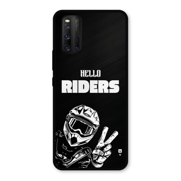 Hello Riders Metal Back Case for iQOO 3