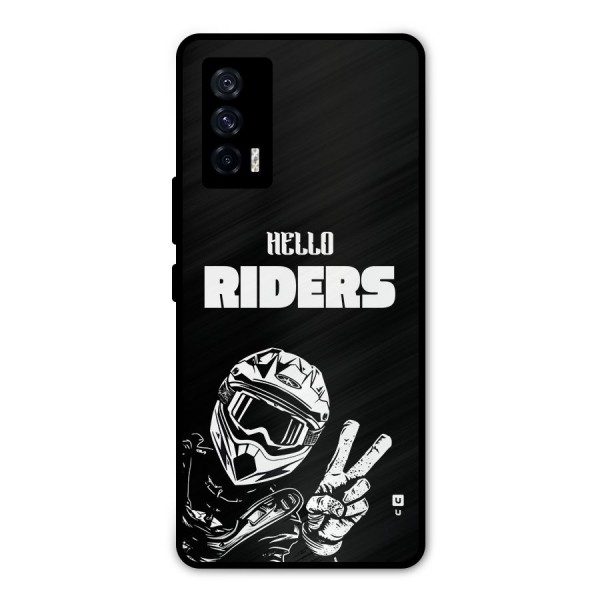 Hello Riders Metal Back Case for iQOO 7 5G