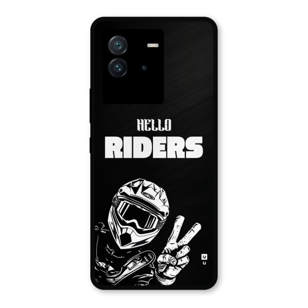 Hello Riders Metal Back Case for iQOO Neo 6 5G