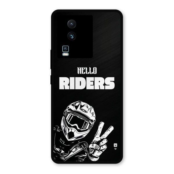 Hello Riders Metal Back Case for iQOO Neo 7 Pro