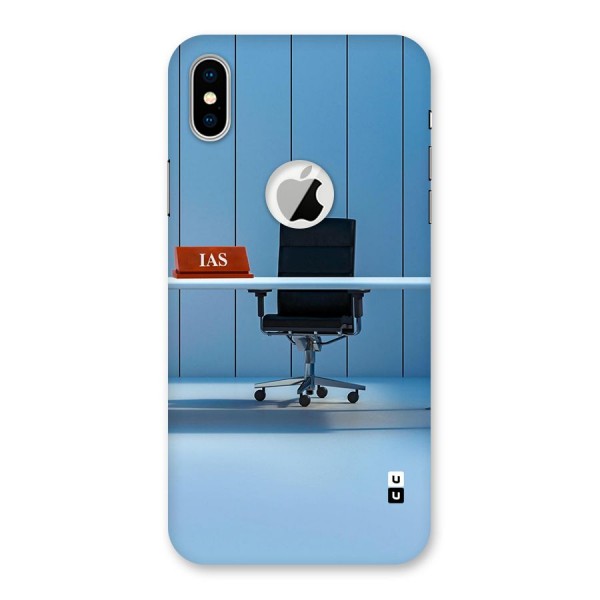 High Chair Back Case for iPhone XS Logo Cut