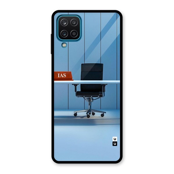 High Chair Glass Back Case for Galaxy A12