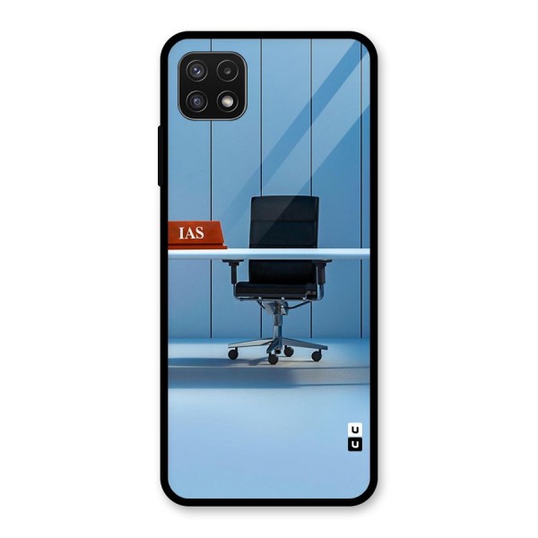 High Chair Glass Back Case for Galaxy A22 5G