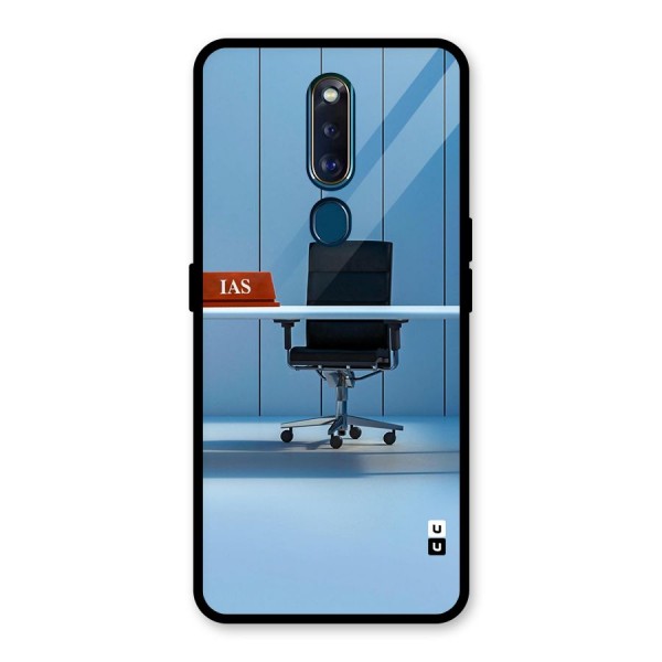 High Chair Glass Back Case for Oppo F11 Pro