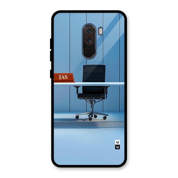 High Chair Glass Back Case for Poco F1