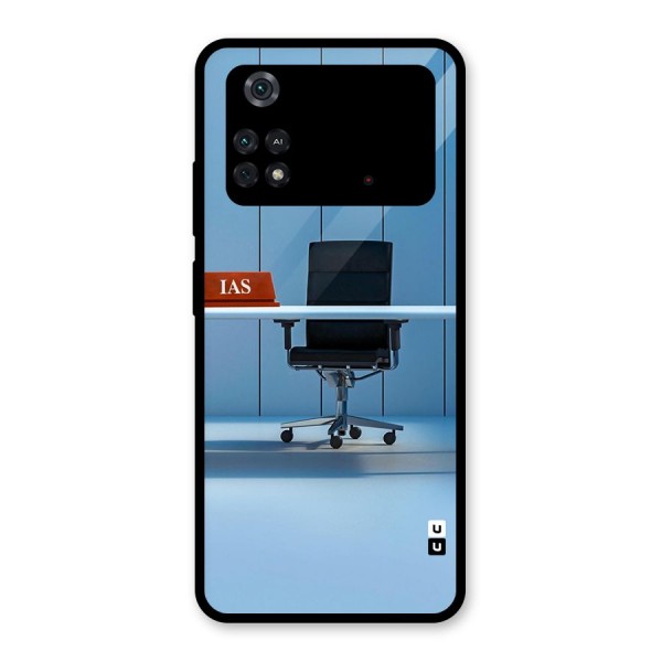 High Chair Glass Back Case for Poco M4 Pro 4G