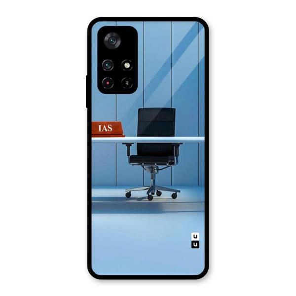 High Chair Glass Back Case for Poco M4 Pro 5G