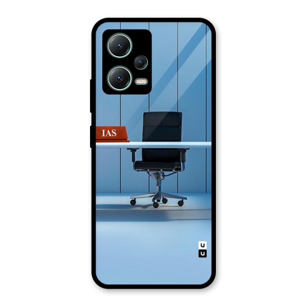 High Chair Glass Back Case for Poco X5