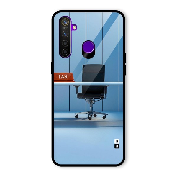 High Chair Glass Back Case for Realme 5 Pro