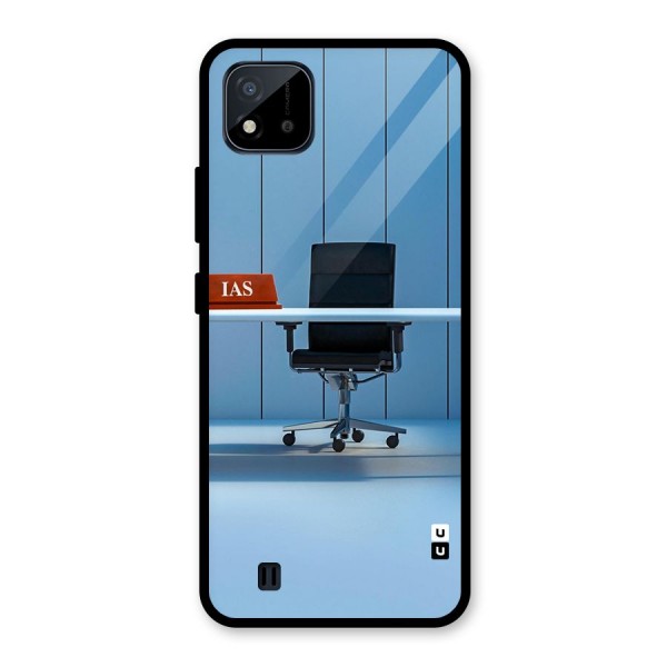 High Chair Glass Back Case for Realme C11 2021