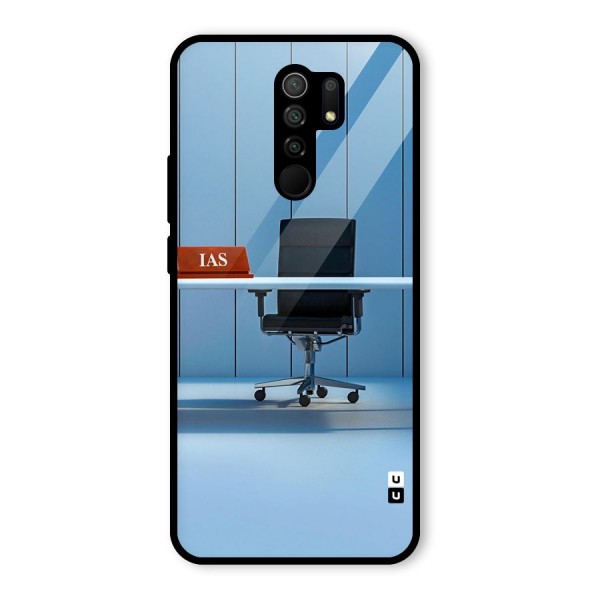 High Chair Glass Back Case for Redmi 9 Prime