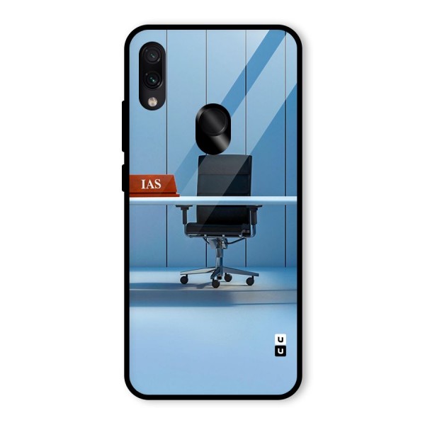 High Chair Glass Back Case for Redmi Note 7