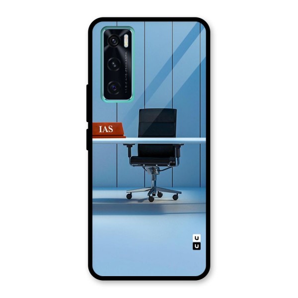 High Chair Glass Back Case for Vivo V20 SE