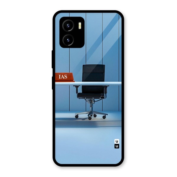 High Chair Glass Back Case for Vivo Y15s