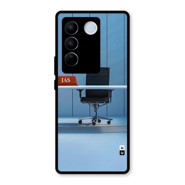 High Chair Metal Back Case for Vivo V27 Pro