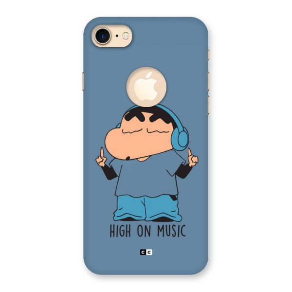 High On Music Back Case for iPhone 8 Logo Cut