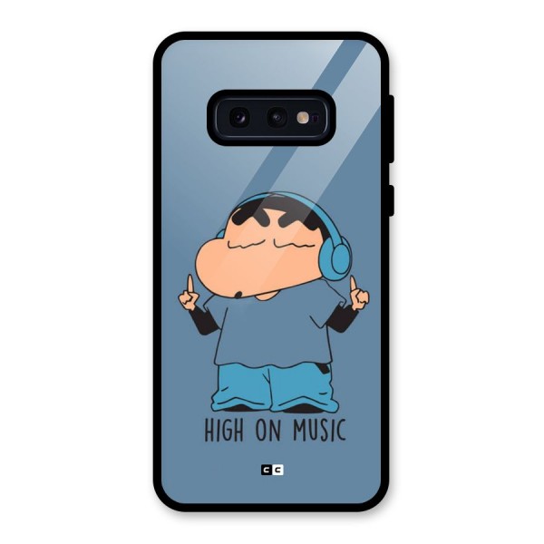 High On Music Glass Back Case for Galaxy S10e