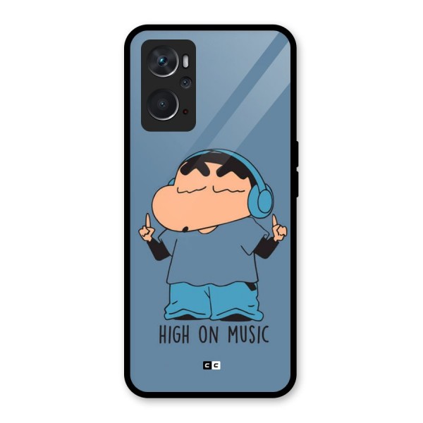 High On Music Glass Back Case for Oppo K10 4G