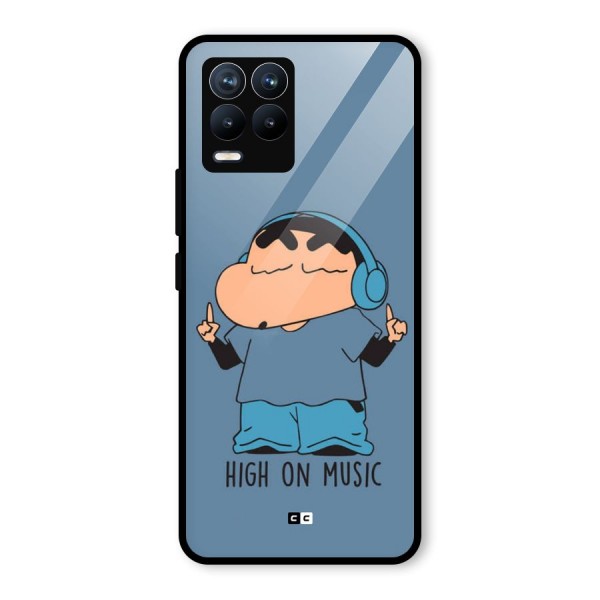 High On Music Glass Back Case for Realme 8 Pro