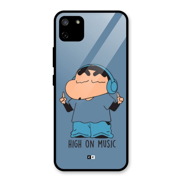 High On Music Glass Back Case for Realme C11