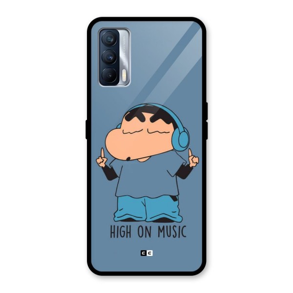 High On Music Glass Back Case for Realme X7