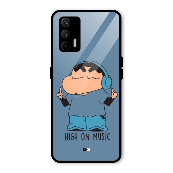 High On Music Glass Back Case for Realme X7 Max