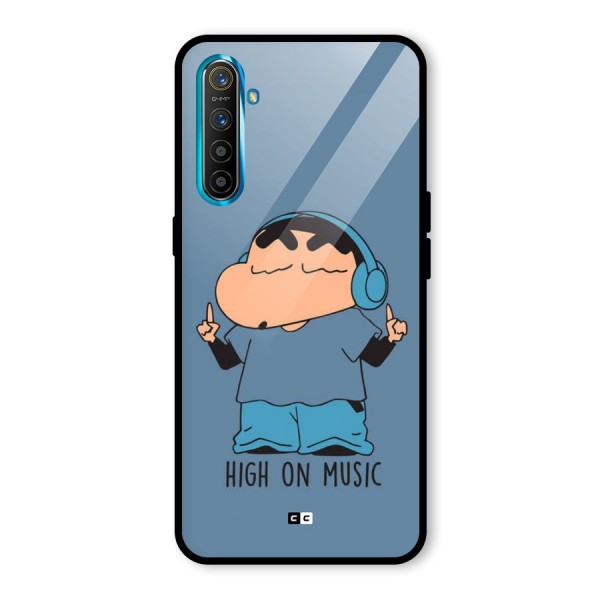 High On Music Glass Back Case for Realme XT