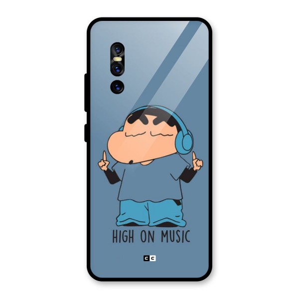 High On Music Glass Back Case for Vivo V15 Pro