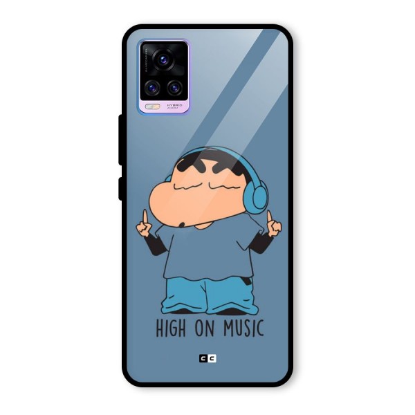 High On Music Glass Back Case for Vivo V20 Pro