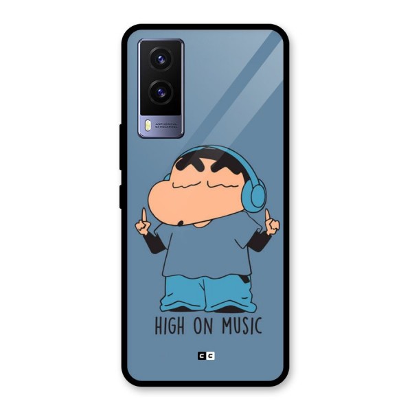 High On Music Glass Back Case for Vivo V21e 5G