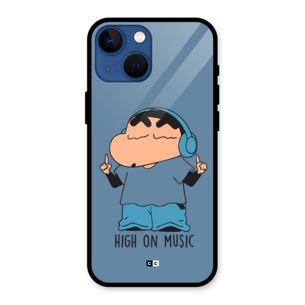 High On Music Glass Back Case for iPhone 13 Mini