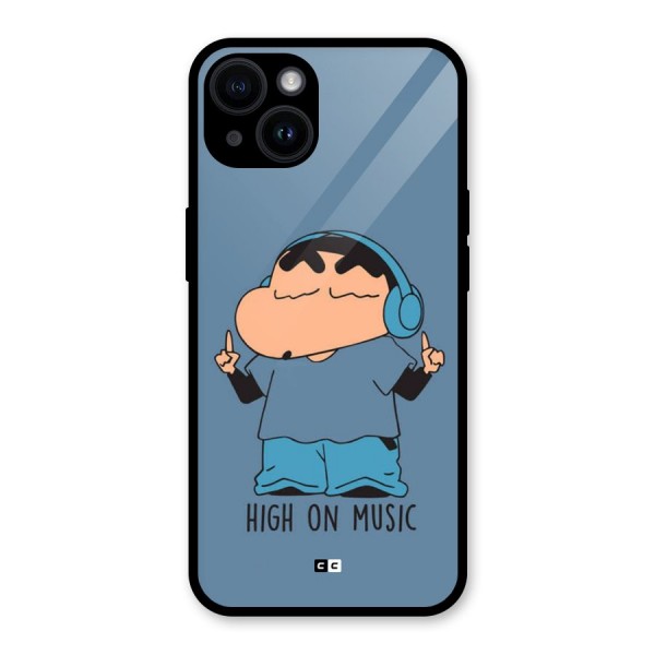 High On Music Glass Back Case for iPhone 14