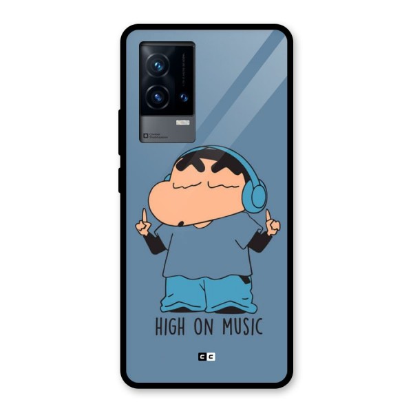 High On Music Glass Back Case for iQOO 9 5G