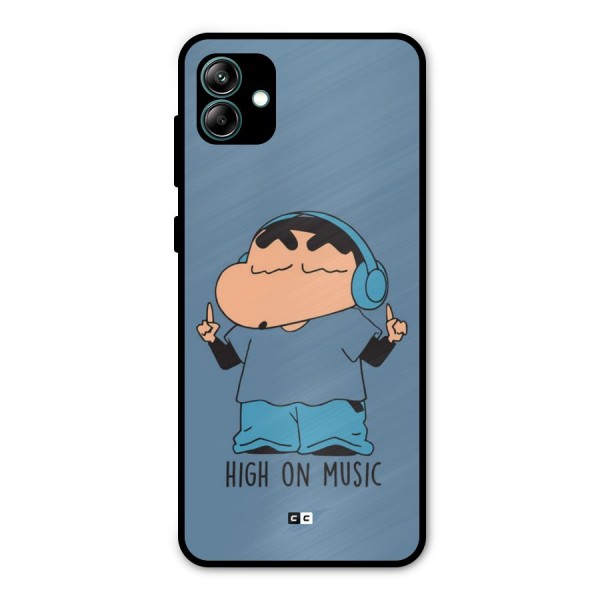 High On Music Metal Back Case for Galaxy A04